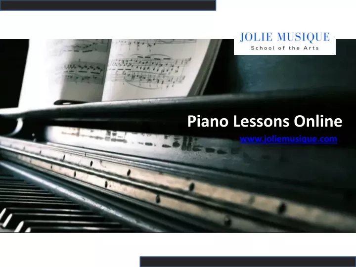 piano lessons online