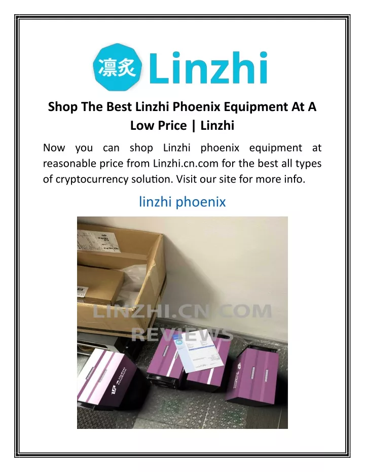 shop the best linzhi phoenix equipment