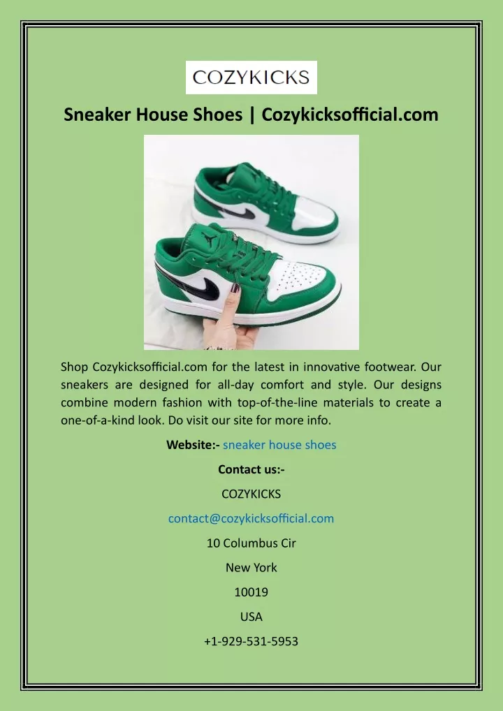 sneaker house shoes cozykicksofficial com