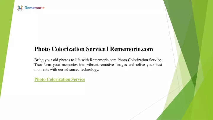 photo colorization service rememorie com bring