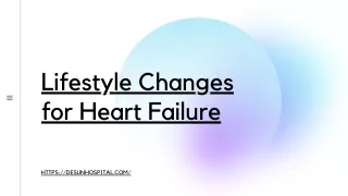 Lifestyle Changes for Heart Failure
