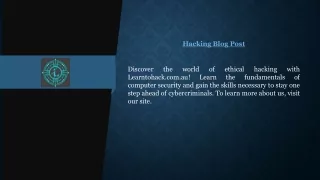 hacking blog post