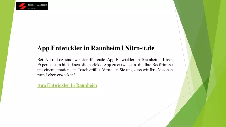 app entwickler in raunheim nitro it de bei nitro