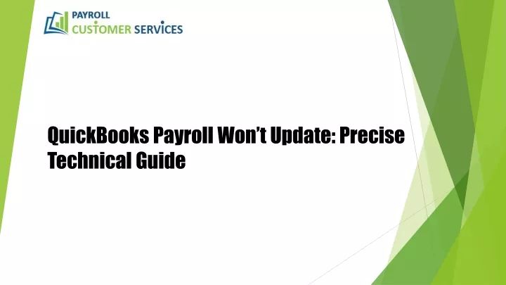 quickbooks payroll won t update precise technical guide