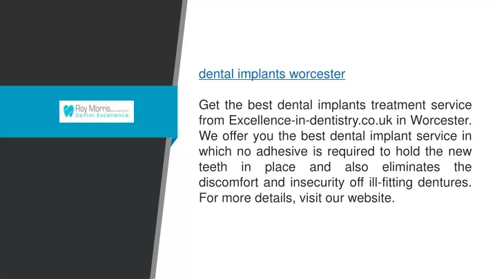 dental implants worcester get the best dental