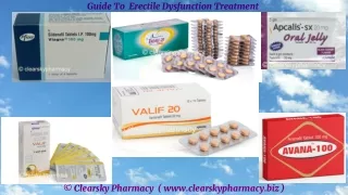guide to erectile dysfunction treatment