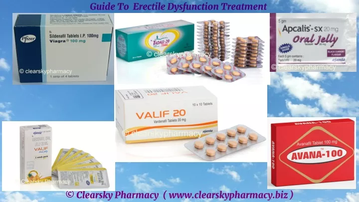 guide to erectile dysfunction treatment