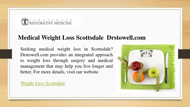 medical weight loss scottsdale drstowell com