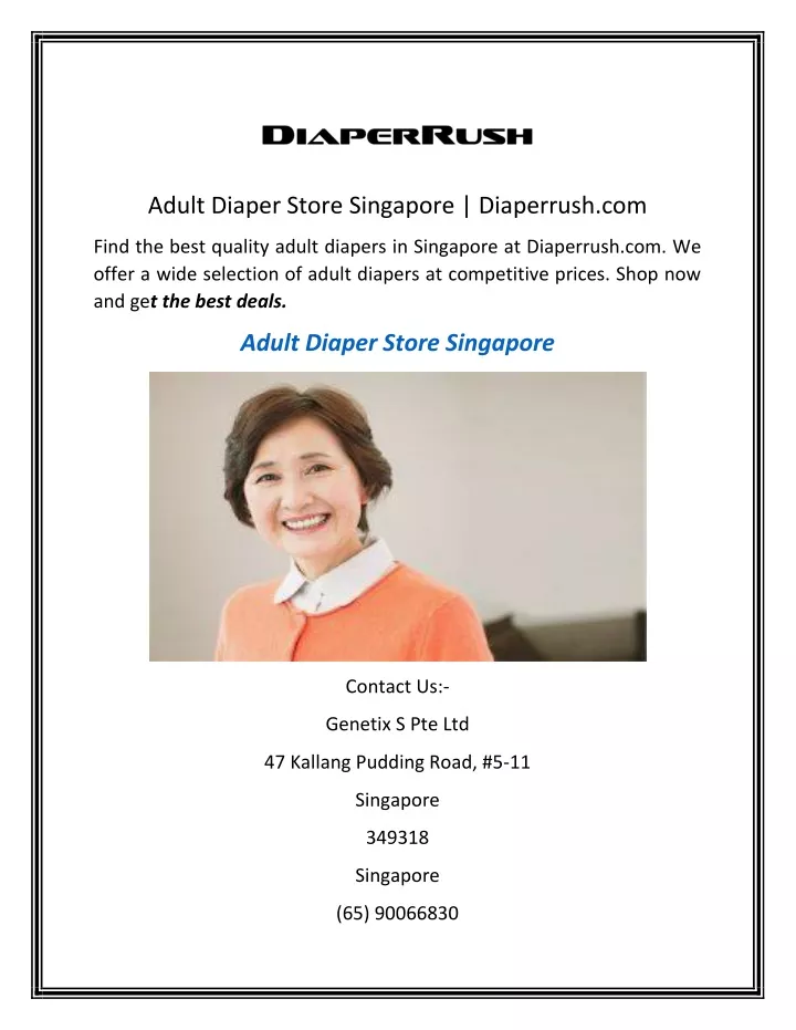 adult diaper store singapore diaperrush com