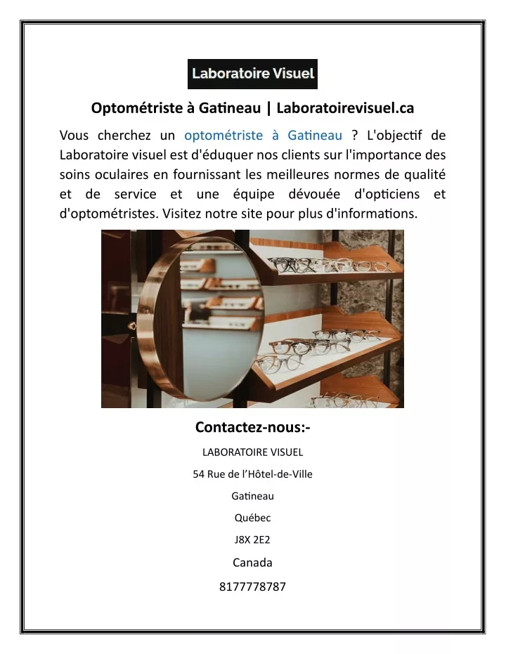 optom triste gatineau laboratoirevisuel ca