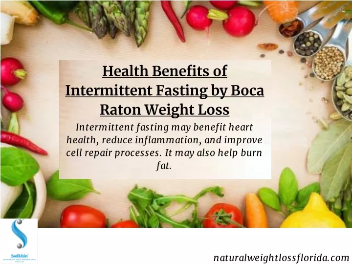 health benefits of intermittent fasting by boca