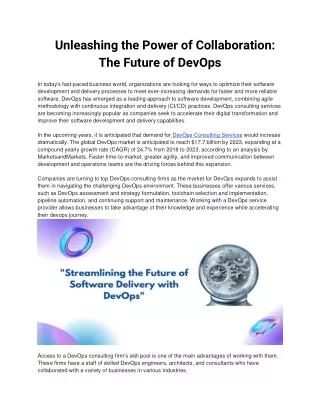 unleashing the power of collaboration the future