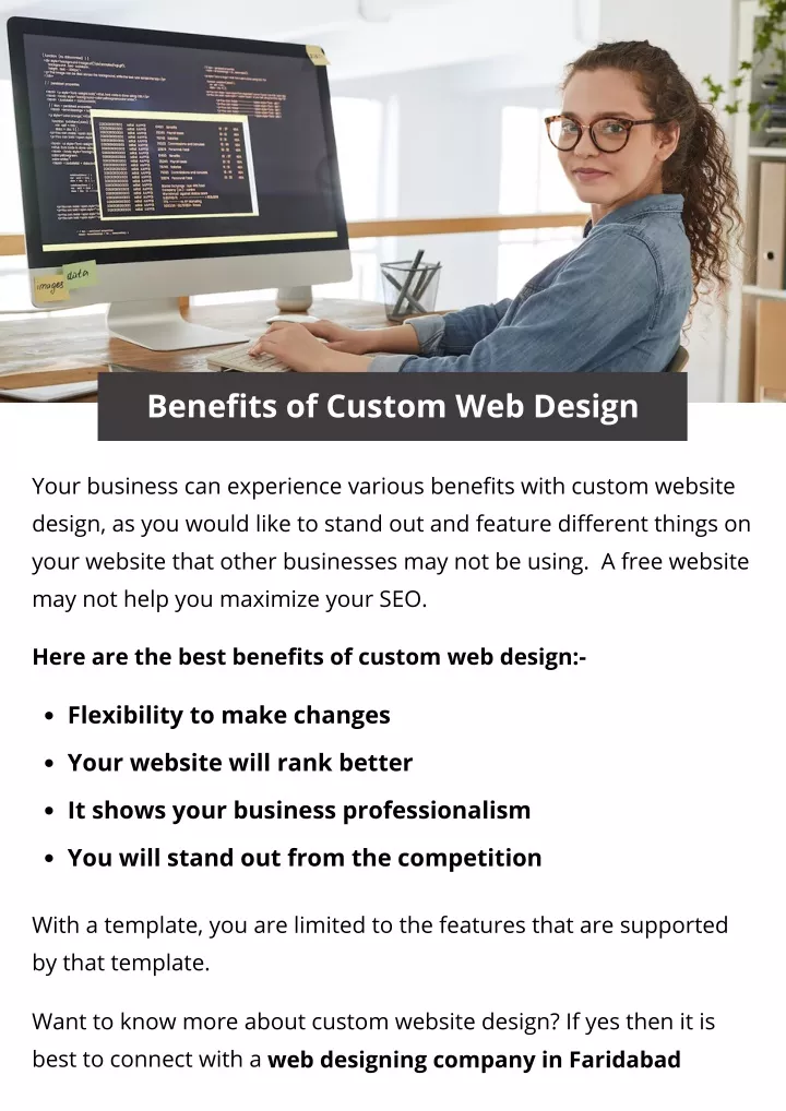 benefits of custom web design