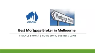 Best Mortgage Broker in Melbourne | Finance Broker