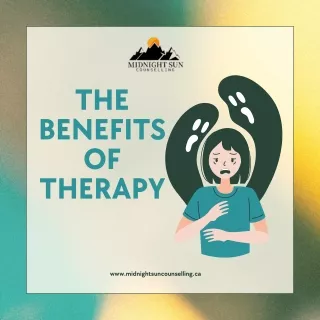 The benefits of therapy