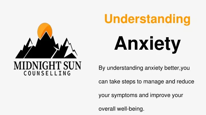 understanding anxiety by understanding anxiety