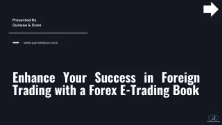 Enhance Your Success in Foreign Trading with a Forex E-Trading Book