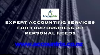 Expert Accounting Services For Your Business Or Personal Needs