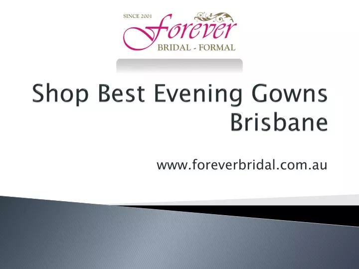 shop best evening gowns brisbane