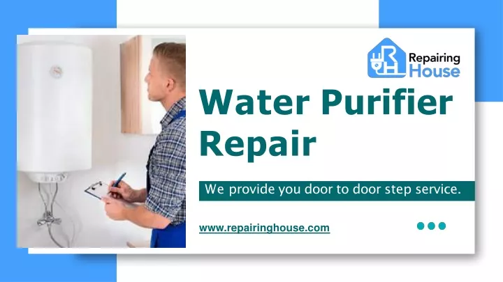 water purifier repair