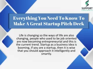 Everything You Need To Know To Make A Great Startup Pitch Deck