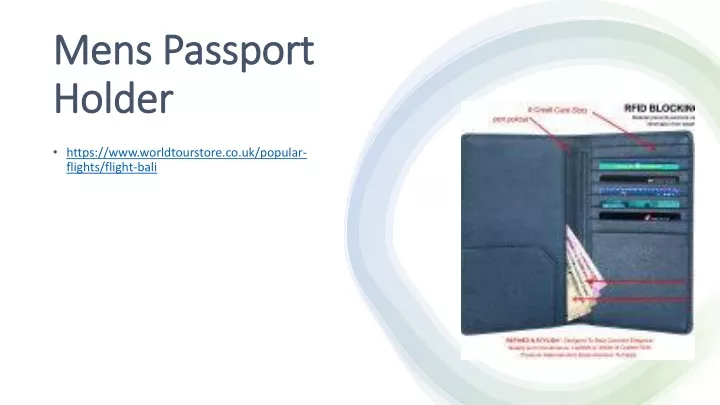 mens passport holder