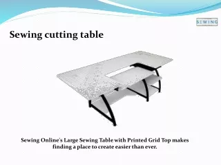 sewing cutting table