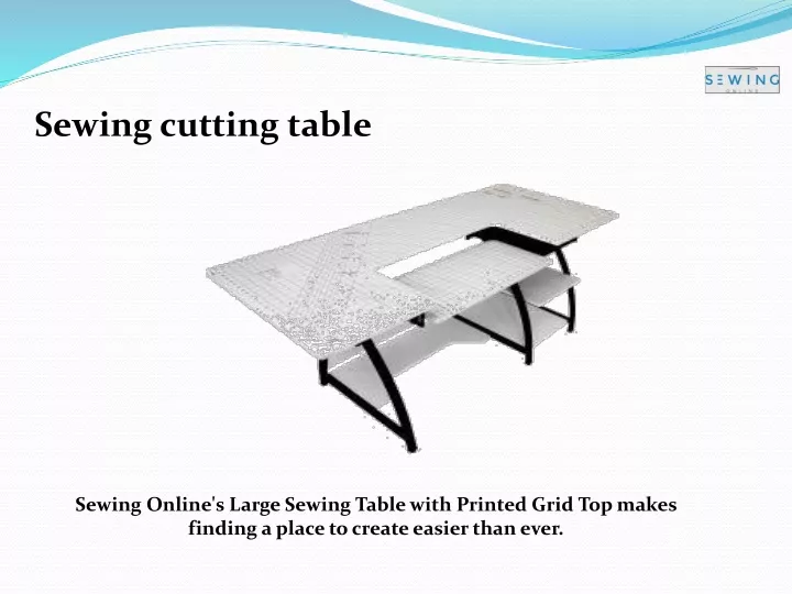 sewing cutting table