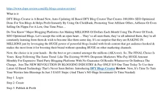https www dope review com dfy blogs creator