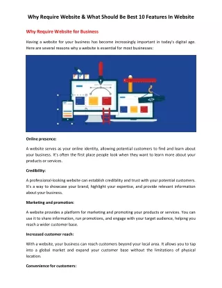 why require website what should be best