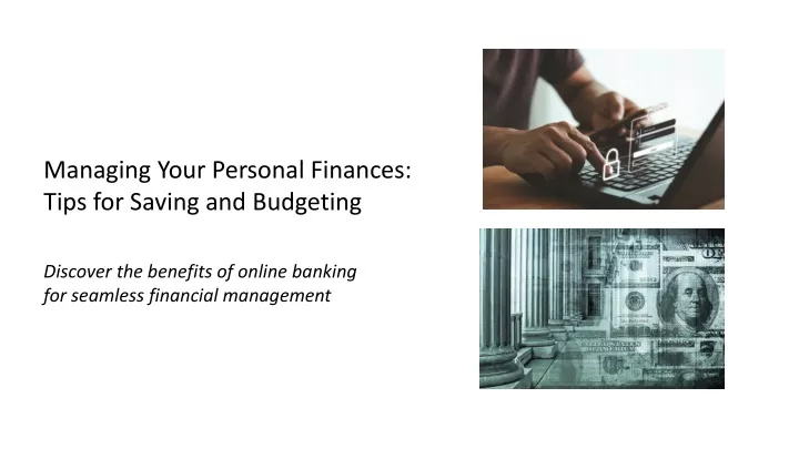 managing your personal finances tips for saving