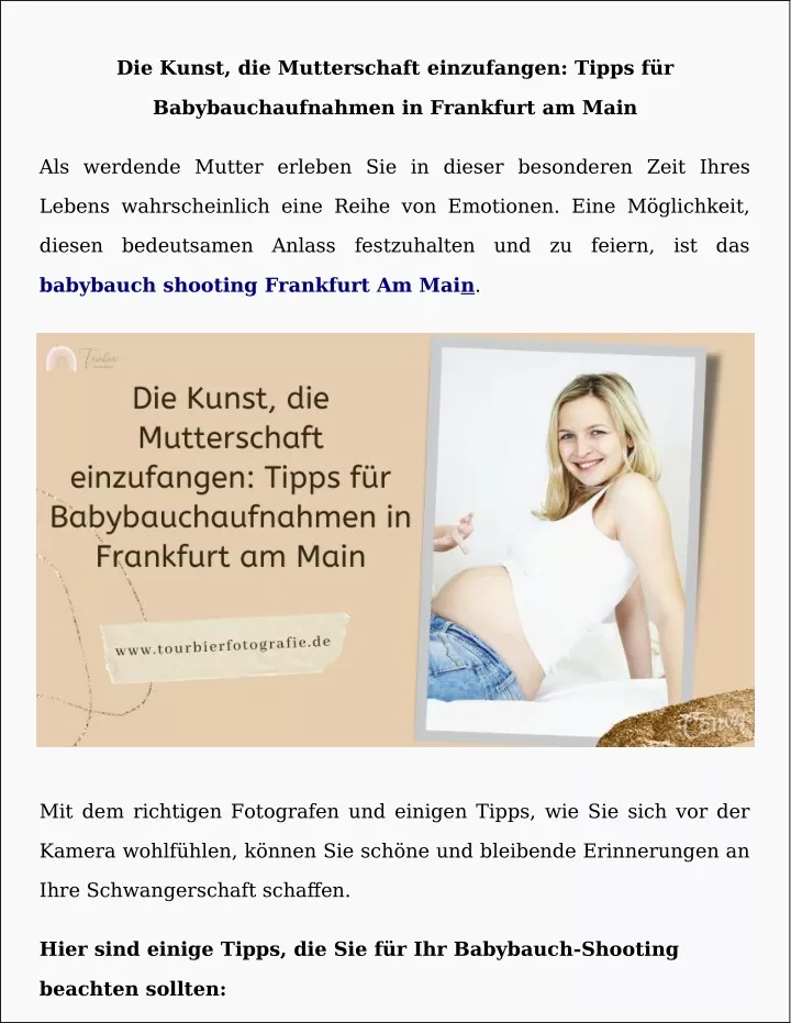 die kunst die mutterschaft einzufangen tipps f r