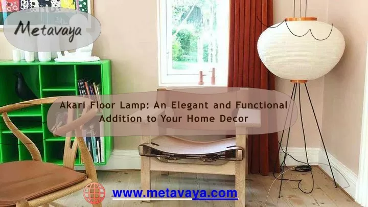akari floor lamp an elegant and functional
