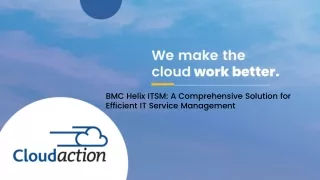 bmc helix itsm a comprehensive solution