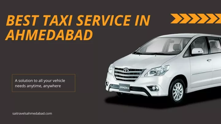 PPT - Best taxi service in Ahmedabad PowerPoint Presentation, free ...