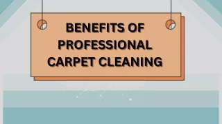 Benefits of Professional Carpet Cleaning