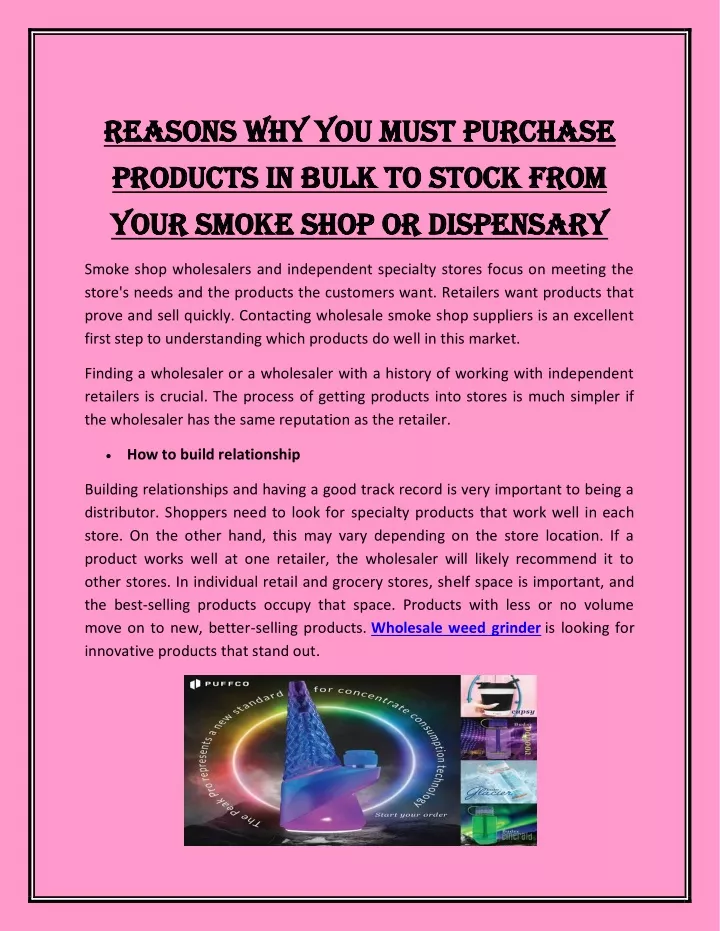 reasons why you must purchase reasons