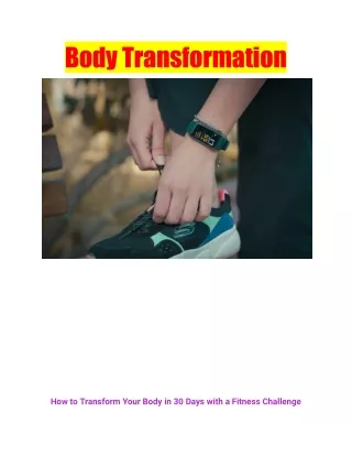Body Transformation