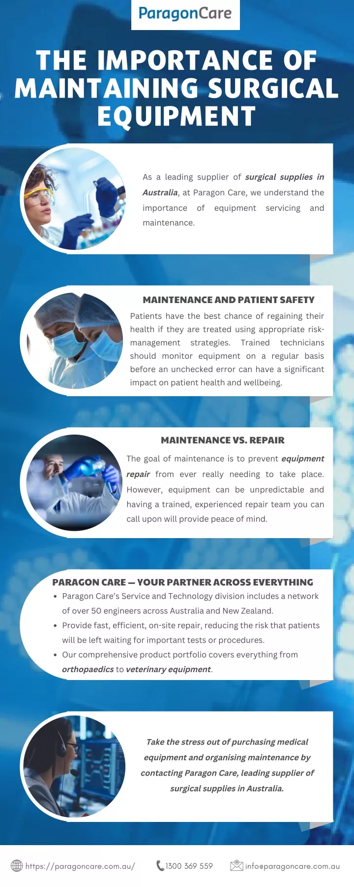 the importance of maintaining surgical equipment