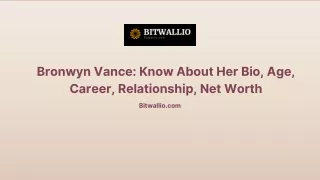 Bronwyn Vance | Know About Angela Bassett’s Daughter