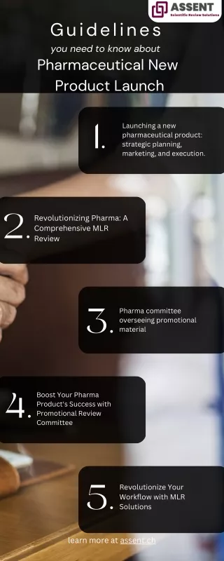 Review process for pharmaceutical promotions to ensure compliance and accuracy.