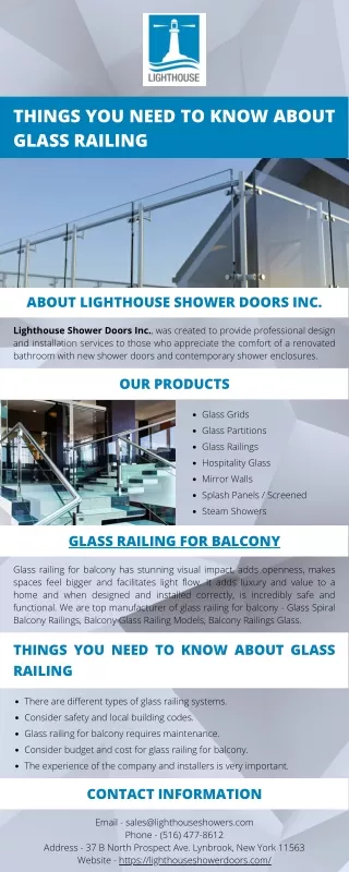 things you need to know about glass railing