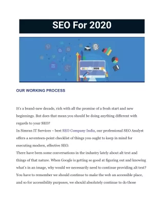 seo for 2020