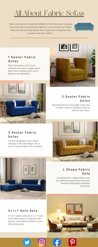 ALL ABOUT FABRIC SOFAS