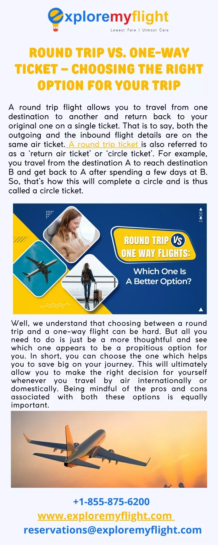 round trip vs one way ticket choosing the right