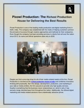 Richest production house in India