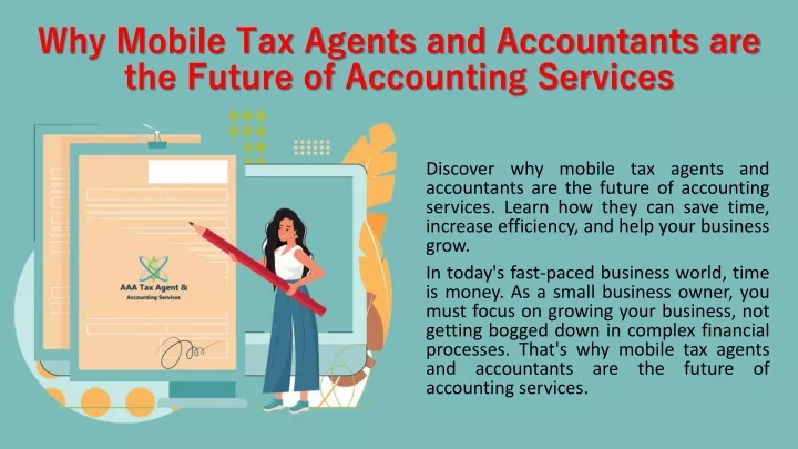 why mobile tax agents and accountants are the future of accounting services