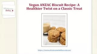 Vegan ANZAC Biscuit Recipe A Healthier Twist on a Classic Treat