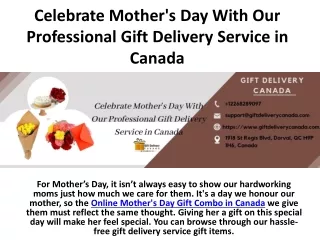 Online Gift for Mother's Day Wine & Beer Gift Baskets Delivery in Canada