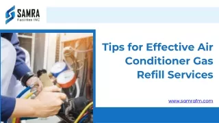 Tips for Effective Air Conditioner Gas Refill Services